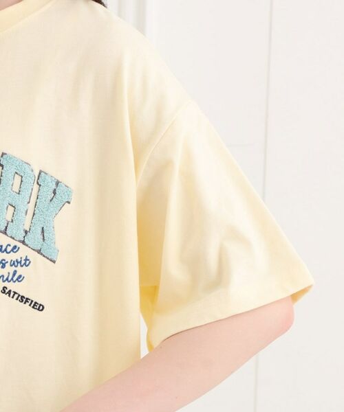 PINK-latte / ピンク ラテ Tシャツ | さがら刺繍ビッグTシャツ | 詳細5