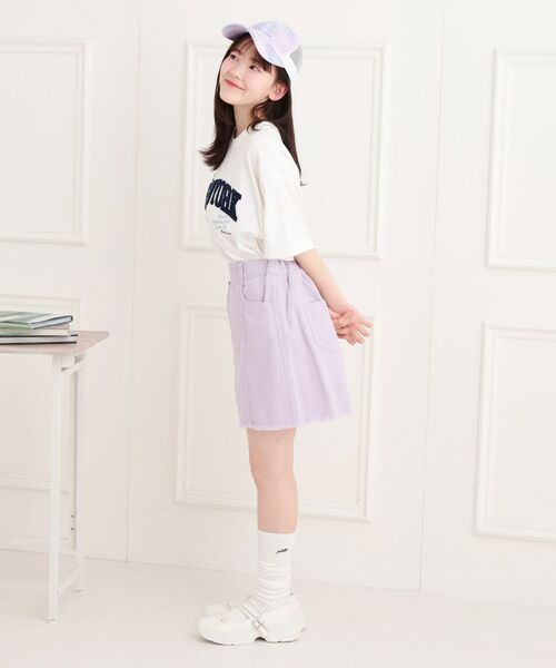 PINK-latte / ピンク ラテ Tシャツ | さがら刺繍ビッグTシャツ | 詳細8