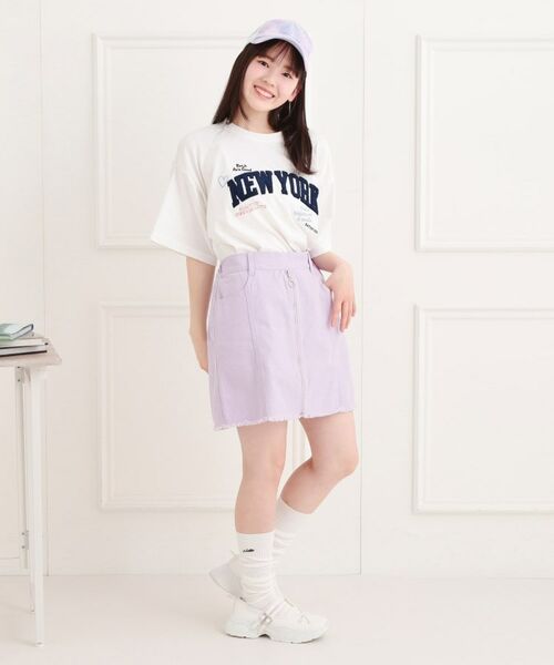 PINK-latte / ピンク ラテ Tシャツ | さがら刺繍ビッグTシャツ | 詳細9