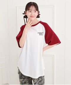 PINK-latte / ピンク ラテ チュニック | ワッペン風チュニックTシャツ