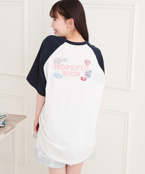 PINK-latte / ピンク ラテ チュニック | ワッペン風チュニックTシャツ | 詳細10