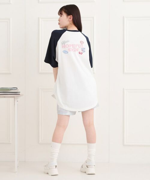 PINK-latte / ピンク ラテ チュニック | ワッペン風チュニックTシャツ | 詳細12