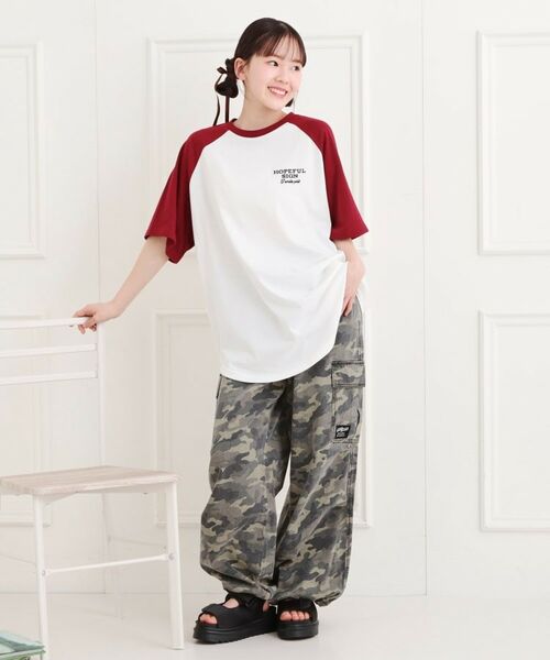 PINK-latte / ピンク ラテ チュニック | ワッペン風チュニックTシャツ | 詳細15