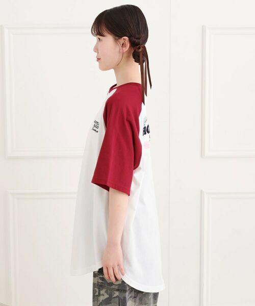 PINK-latte / ピンク ラテ チュニック | ワッペン風チュニックTシャツ | 詳細2