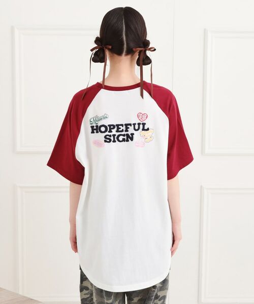 PINK-latte / ピンク ラテ チュニック | ワッペン風チュニックTシャツ | 詳細3