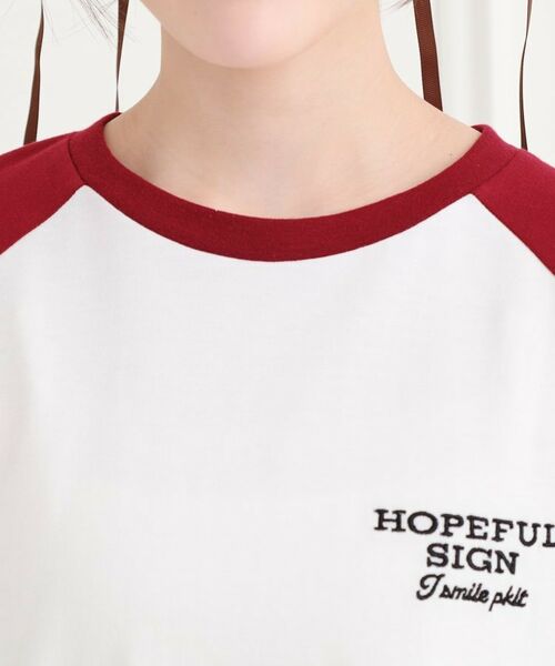 PINK-latte / ピンク ラテ チュニック | ワッペン風チュニックTシャツ | 詳細4