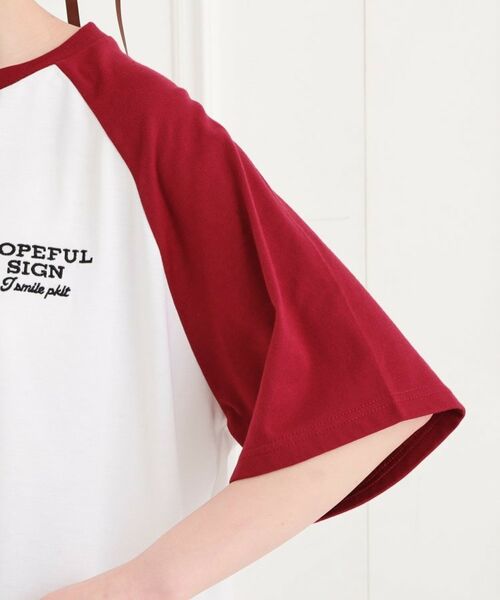 PINK-latte / ピンク ラテ チュニック | ワッペン風チュニックTシャツ | 詳細5