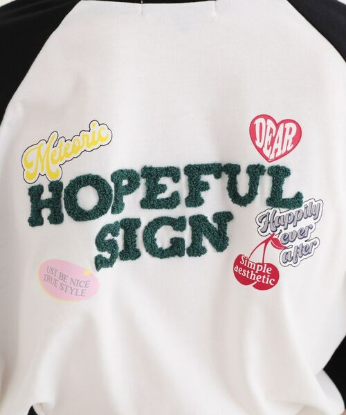 PINK-latte / ピンク ラテ チュニック | ワッペン風チュニックTシャツ | 詳細9