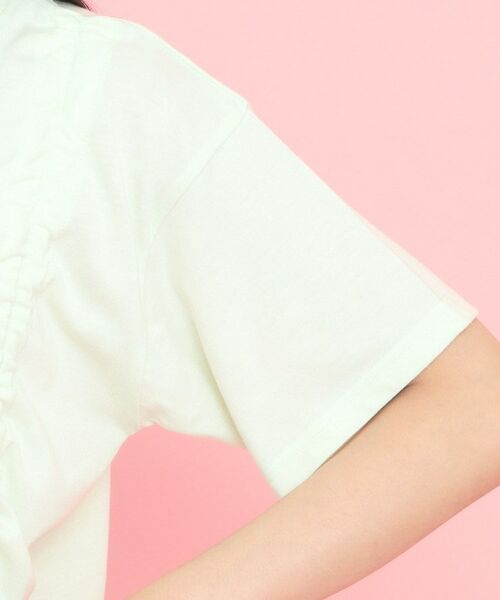 PINK-latte / ピンク ラテ Tシャツ | フロントドロストリボンTシャツ | 詳細5