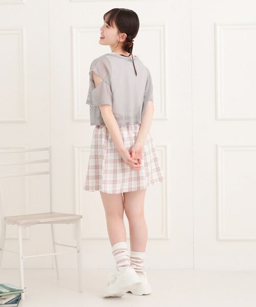 PINK-latte / ピンク ラテ その他トップス | メッシュTシャツ+タンクセット | 詳細16