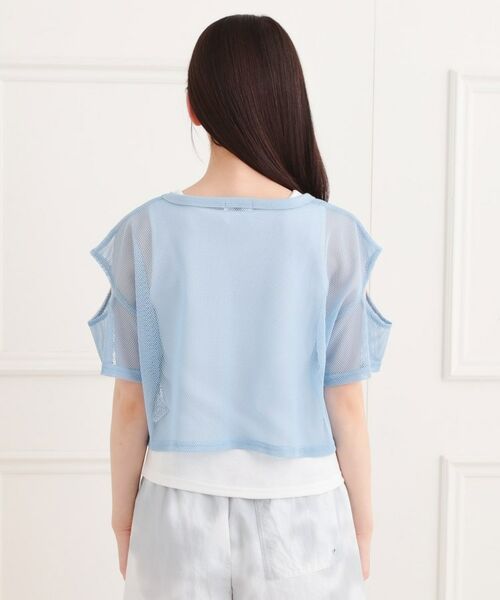 PINK-latte / ピンク ラテ その他トップス | メッシュTシャツ+タンクセット | 詳細3