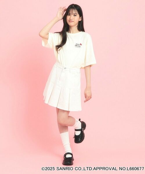 PINK-latte / ピンク ラテ Tシャツ | 【サンリオキャラクターズコラボ】バックロゴビッグTシャツ | 詳細10