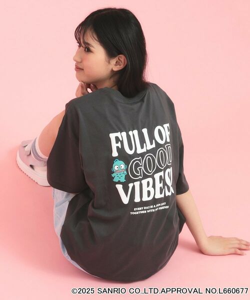 PINK-latte / ピンク ラテ Tシャツ | 【サンリオキャラクターズコラボ】バックロゴビッグTシャツ | 詳細12