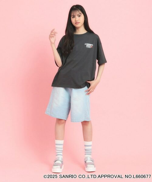 PINK-latte / ピンク ラテ Tシャツ | 【サンリオキャラクターズコラボ】バックロゴビッグTシャツ | 詳細14