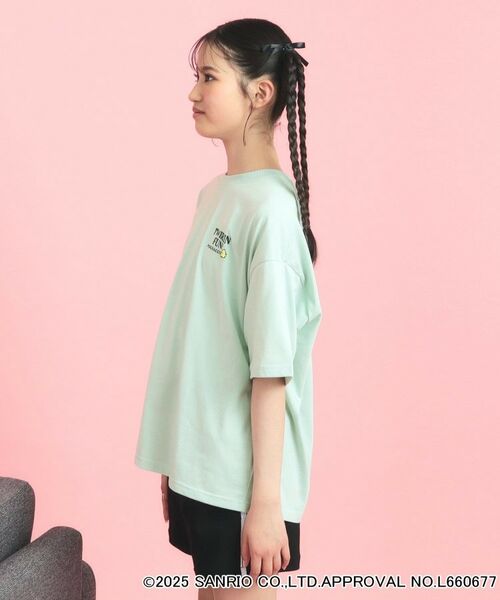 PINK-latte / ピンク ラテ Tシャツ | 【サンリオキャラクターズコラボ】バックロゴビッグTシャツ | 詳細2