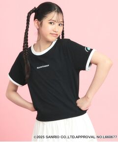 PINK-latte / ピンク ラテ Tシャツ | 【サンリオキャラクターズコラボ】リンガーTシャツ