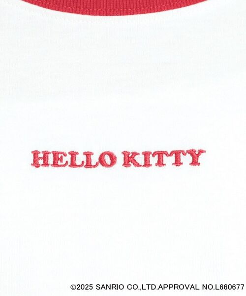 PINK-latte / ピンク ラテ Tシャツ | 【サンリオキャラクターズコラボ】リンガーTシャツ | 詳細19