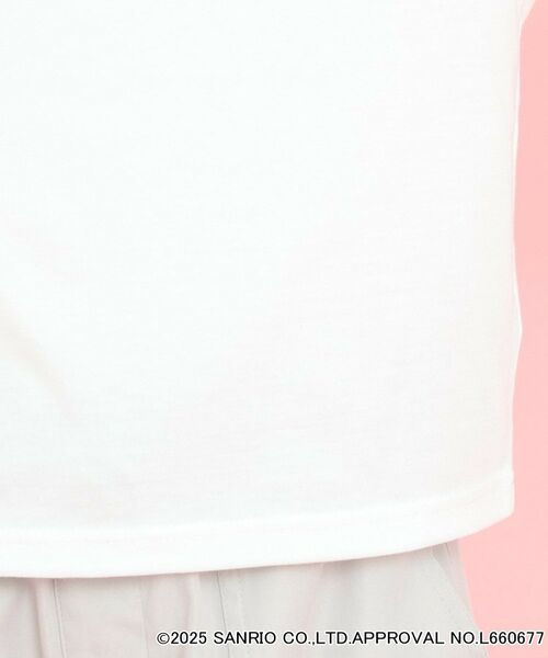 PINK-latte / ピンク ラテ Tシャツ | 【サンリオキャラクターズコラボ】リンガーTシャツ | 詳細7