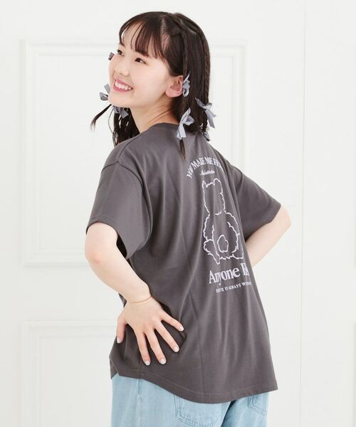 PINK-latte / ピンク ラテ Tシャツ | くまちゃんTシャツ | 詳細11