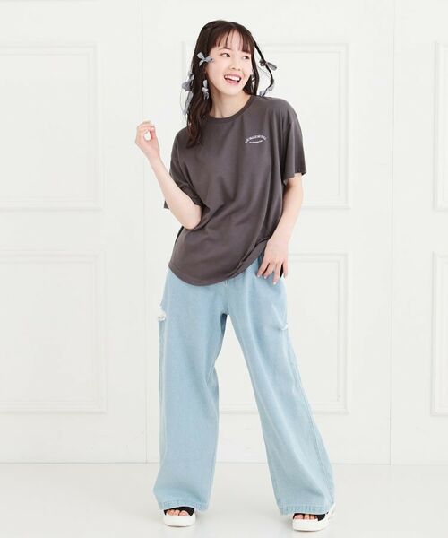 PINK-latte / ピンク ラテ Tシャツ | くまちゃんTシャツ | 詳細12