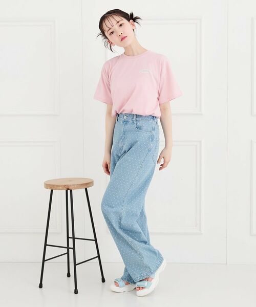 PINK-latte / ピンク ラテ Tシャツ | くまちゃんTシャツ | 詳細20