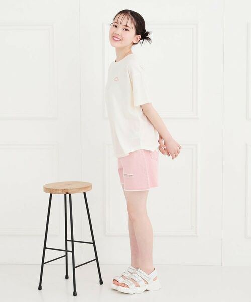 PINK-latte / ピンク ラテ Tシャツ | くまちゃんTシャツ | 詳細8