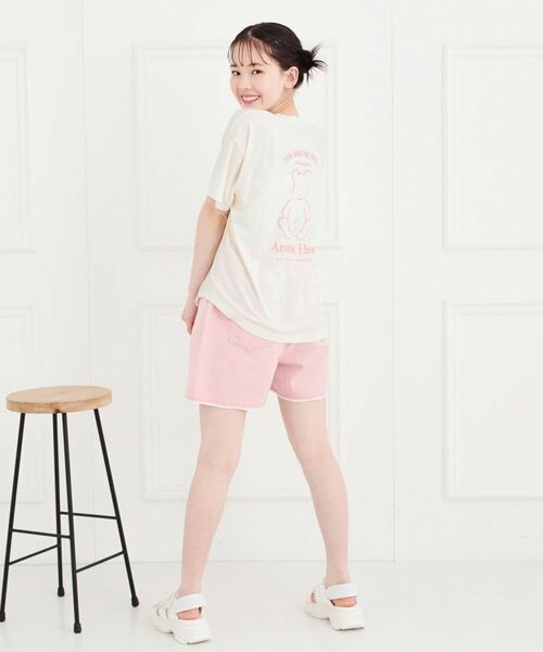 PINK-latte / ピンク ラテ Tシャツ | くまちゃんTシャツ | 詳細9