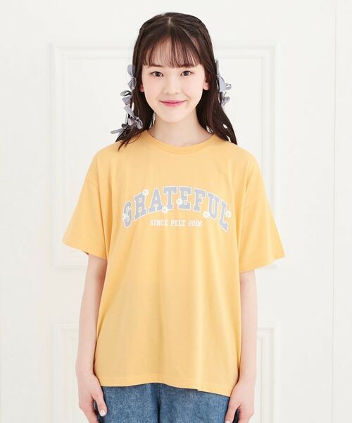 PINK-latte / ピンク ラテ Tシャツ | カレッジTシャツ | 詳細1