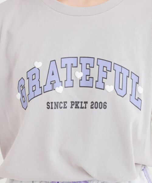 PINK-latte / ピンク ラテ Tシャツ | カレッジTシャツ | 詳細10