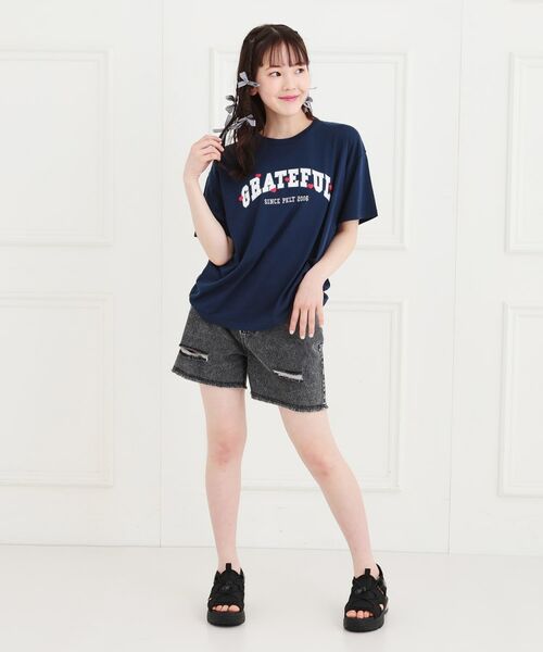 PINK-latte / ピンク ラテ Tシャツ | カレッジTシャツ | 詳細12