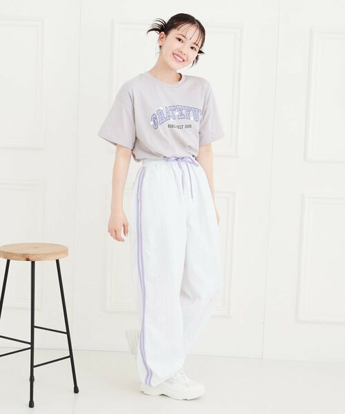 PINK-latte / ピンク ラテ Tシャツ | カレッジTシャツ | 詳細8