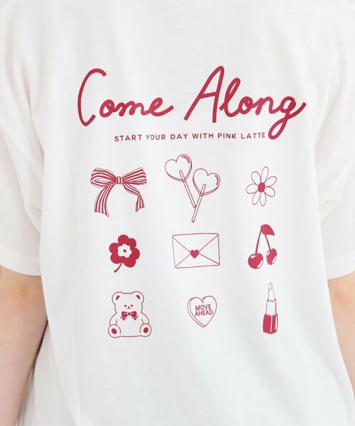 PINK-latte / ピンク ラテ Tシャツ | バックプリントTシャツ | 詳細10