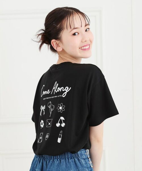 PINK-latte / ピンク ラテ Tシャツ | バックプリントTシャツ | 詳細11