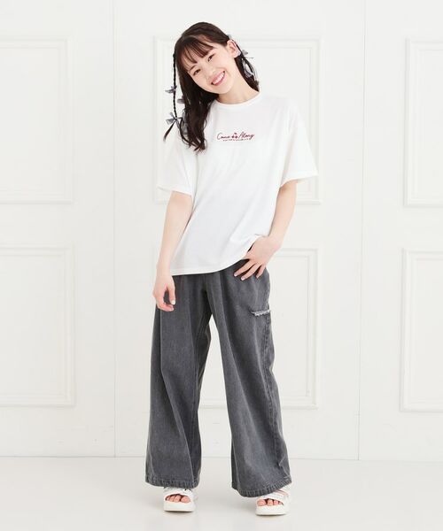 PINK-latte / ピンク ラテ Tシャツ | バックプリントTシャツ | 詳細8