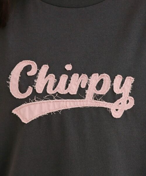 PINK-latte / ピンク ラテ Tシャツ | ツイルアップリケTシャツ | 詳細10