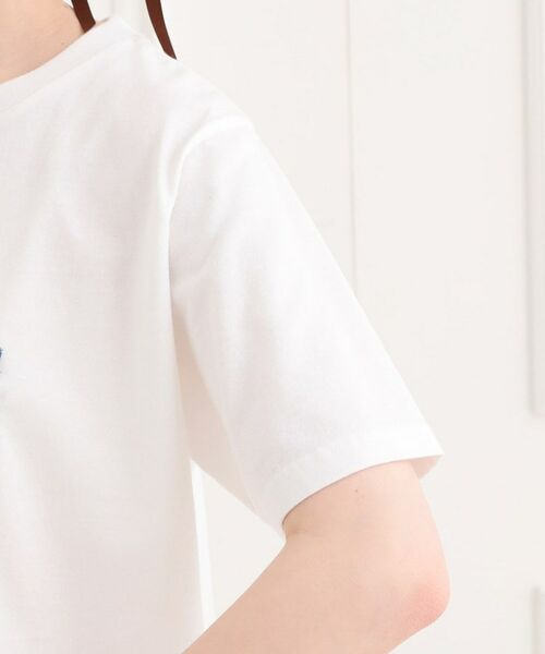 PINK-latte / ピンク ラテ Tシャツ | ツイルアップリケTシャツ | 詳細5