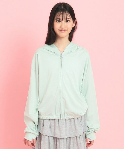 PINK-latte / ピンク ラテ パーカー | シアーカノコパーカ | 詳細1