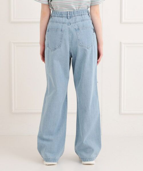 PINK-latte / ピンク ラテ デニムパンツ | 膝ダメージデニムパンツ | 詳細3