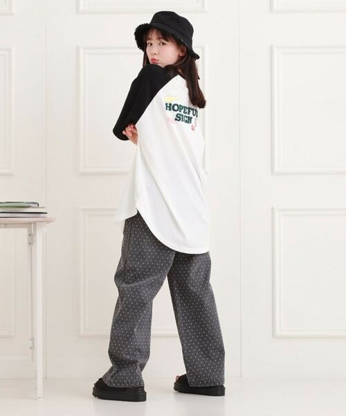 PINK-latte / ピンク ラテ デニムパンツ | ドット柄デニムパンツ | 詳細10