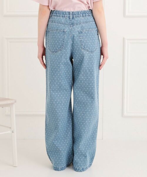 PINK-latte / ピンク ラテ デニムパンツ | ドット柄デニムパンツ | 詳細3