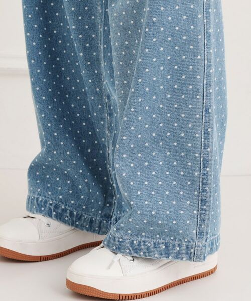PINK-latte / ピンク ラテ デニムパンツ | ドット柄デニムパンツ | 詳細7