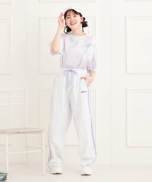 PINK-latte / ピンク ラテ パンツ | ナイロンライントラックパンツ | 詳細13