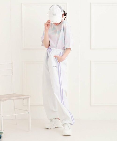 PINK-latte / ピンク ラテ パンツ | ナイロンライントラックパンツ | 詳細14