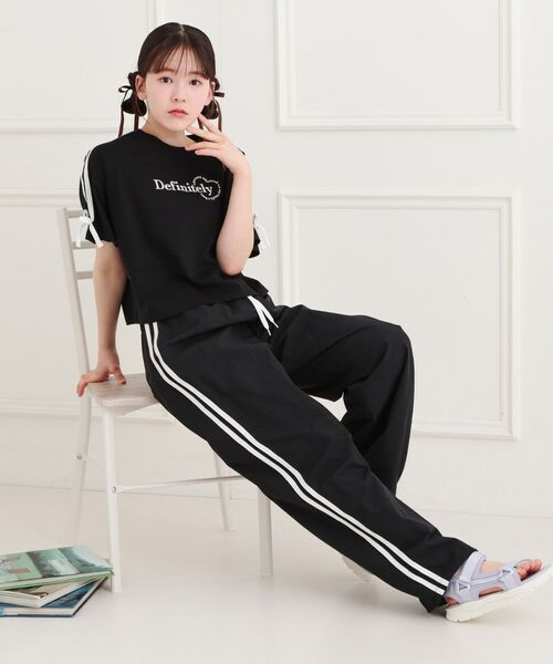 PINK-latte / ピンク ラテ パンツ | ナイロンライントラックパンツ | 詳細18