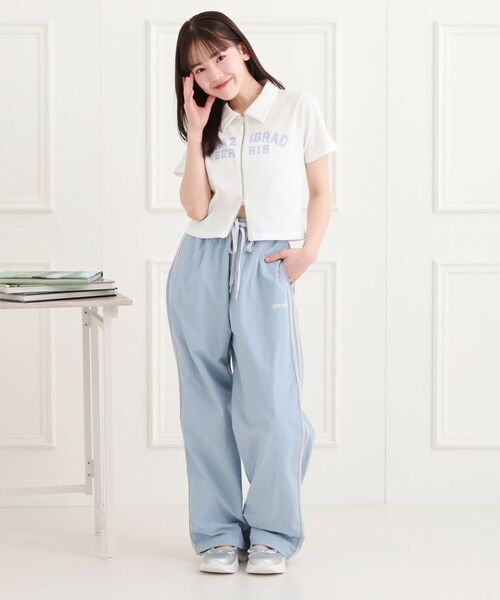 PINK-latte / ピンク ラテ パンツ | ナイロンライントラックパンツ | 詳細21