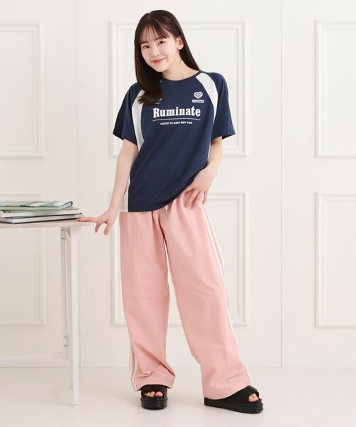 PINK-latte / ピンク ラテ パンツ | ナイロンライントラックパンツ | 詳細26