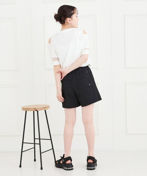 PINK-latte / ピンク ラテ ショート・ハーフ・半端丈パンツ | 【軽・らく】イージーショートパンツ | 詳細10