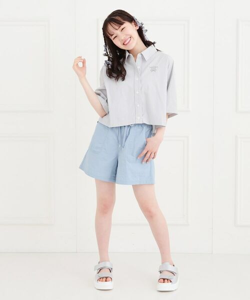 PINK-latte / ピンク ラテ ショート・ハーフ・半端丈パンツ | 【軽・らく】イージーショートパンツ | 詳細17