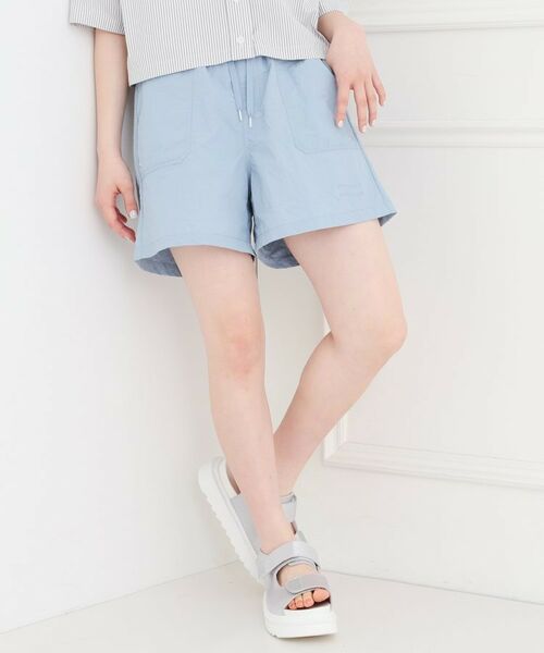PINK-latte / ピンク ラテ ショート・ハーフ・半端丈パンツ | 【軽・らく】イージーショートパンツ(ブルー(091))