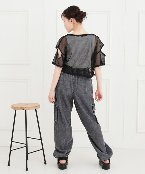 PINK-latte / ピンク ラテ パンツ | デニムバレルカーゴパンツ | 詳細11